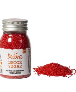 Perline di zucchero rosse
