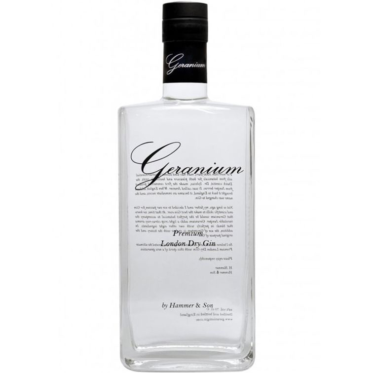 “Geranium Gin” Premium London Dry Gin – Hammer & Son – 0.7l